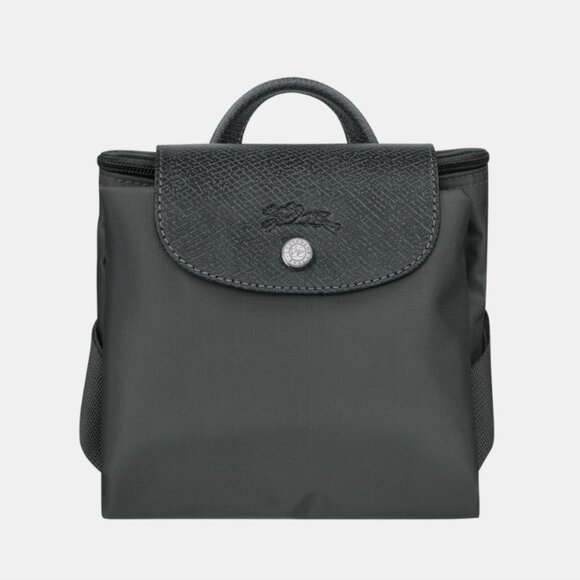 NEW Longchamp Le Pliage M Backpack Graphite Grey - Picture 7 of 12